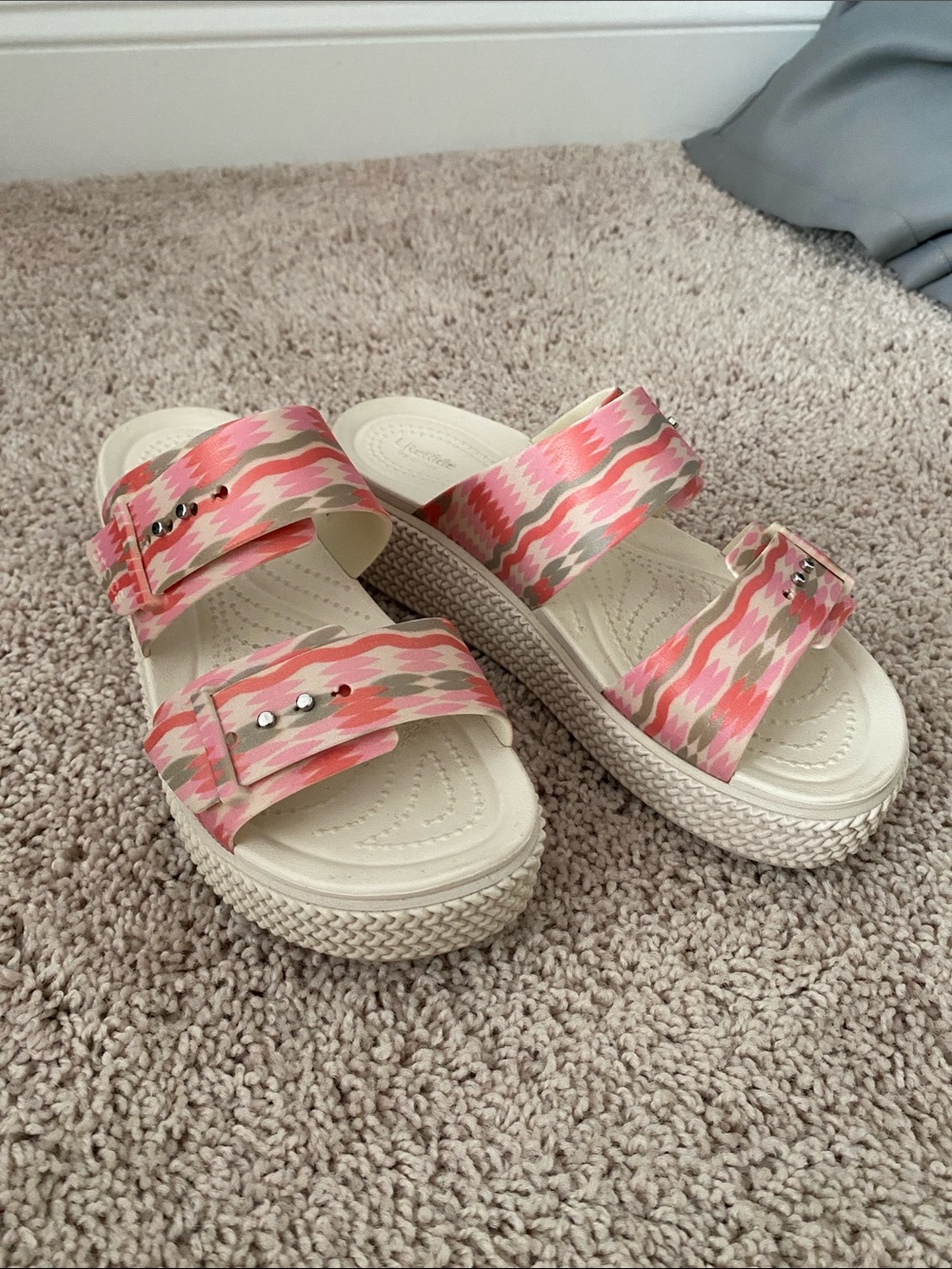 CROCS LiteRide cream pink/orange Slip-On